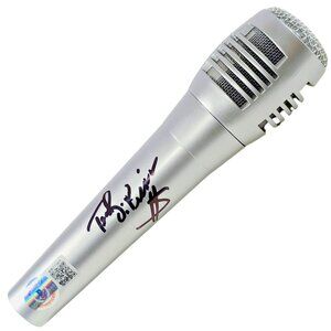 Ted DiBiase Million Dollar Man Signed Microphone BAS Beckett Proof WWE Autograph